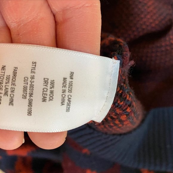 JOIE Brycen Camo Sweater Size M - Picture 4 of 6